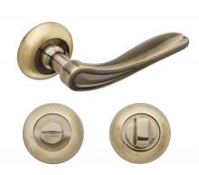 Комплект дверных ручек с поворотником Gavroche Prometium Pm-A5+A5-WC