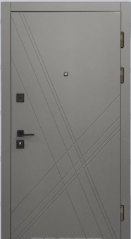 Дверь металлическая ТМ RICCARDI стандарт G 8 дуб делый